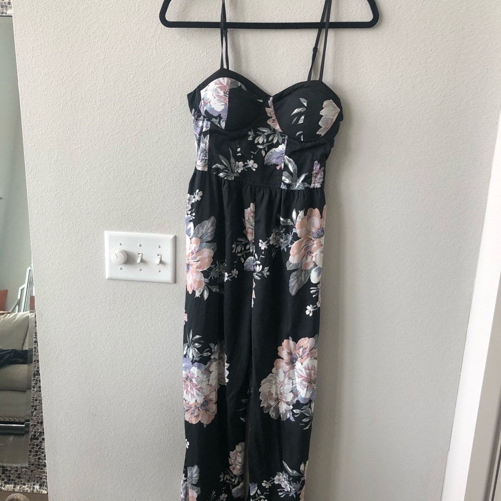Floral pant jumpsuit